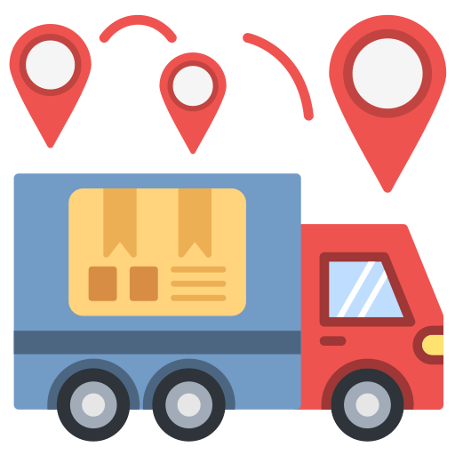 Distribution network icon