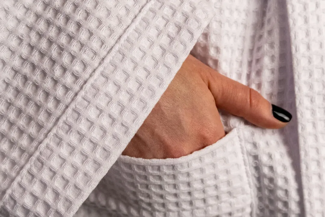 Waffle and kimono bath robes for hotels by Avnis Global