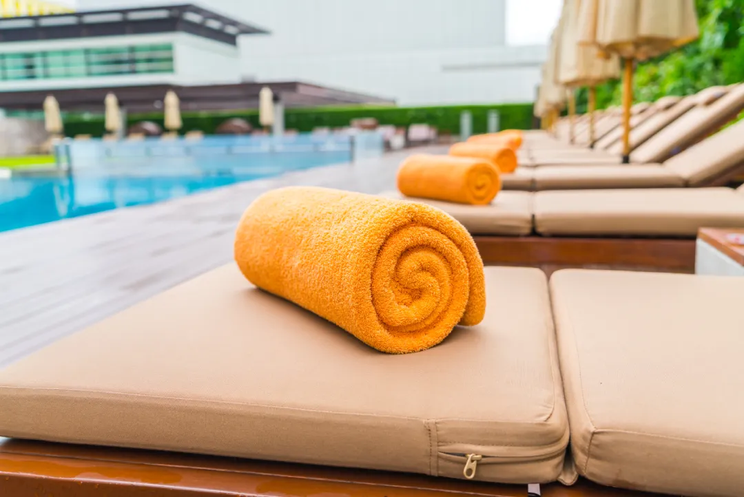 Hotel and resort pool towels by Avnis Global